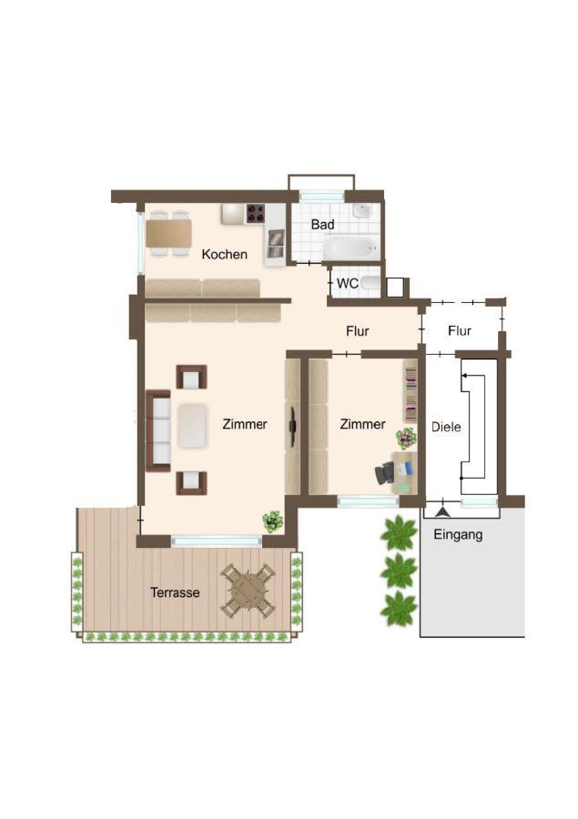 Haus Am Oelberg Lägenhet Karsau Exteriör bild